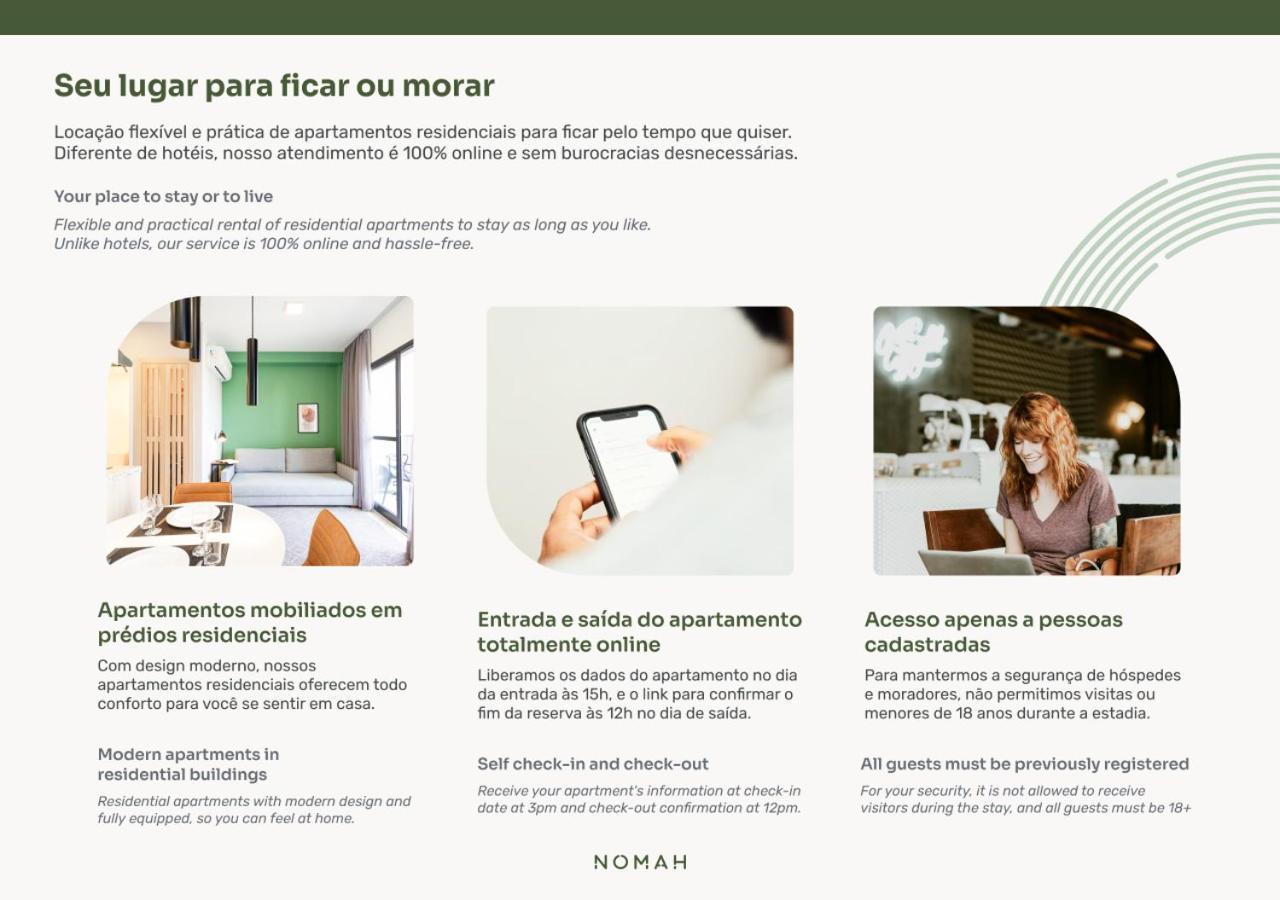 Nomah - Aptos Por Temporada Na Vila Nova Conceicao São Paulo Ngoại thất bức ảnh