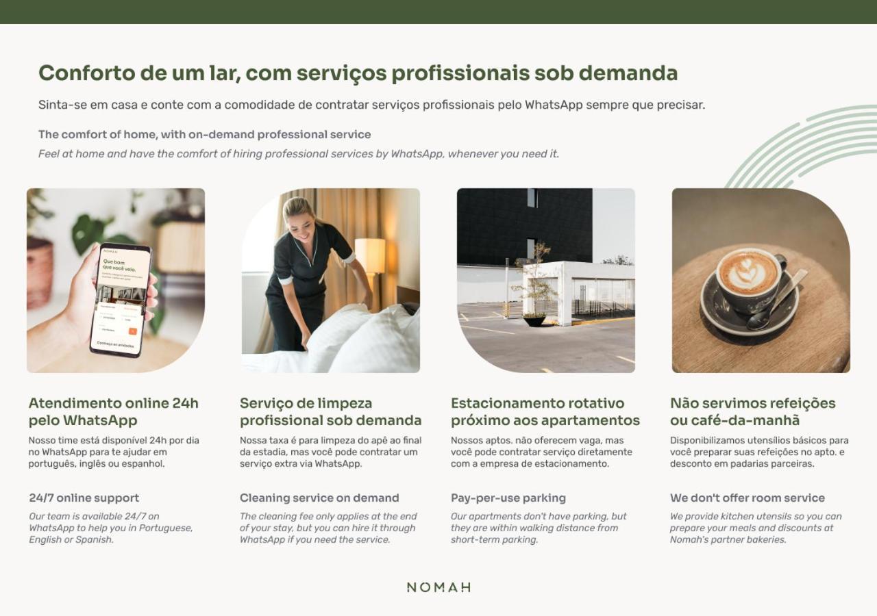 Nomah - Aptos Por Temporada Na Vila Nova Conceicao São Paulo Ngoại thất bức ảnh